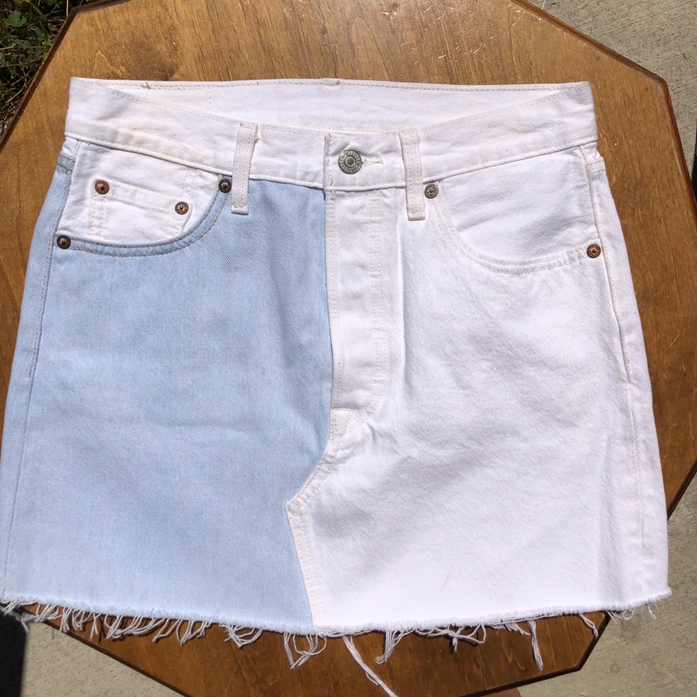 Levi Half Toned Denim Skirt
